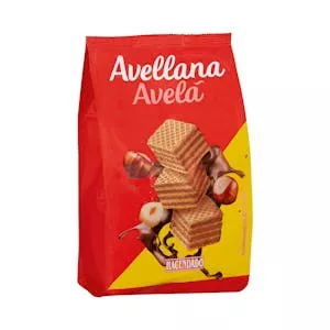 Barquillos con crema de avellanas Hacendado