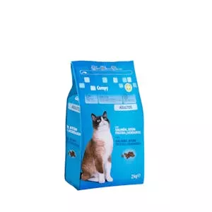 ¿Cuánto vale Comida gato adulto Compy con salmón, atún, frutas y verduras Mercadona