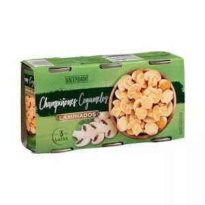Precio Champiñón laminado Hacendado Mercadona