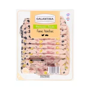 Histórico Precio Galantina con pistacho y trufa Hacendado finas lonchas