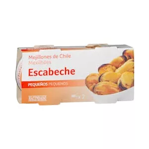 Precio Mejillones de Chile en escabeche Hacendado pequeños Mercadona