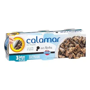 Precio Calamar en tinta Hacendado Mercadona