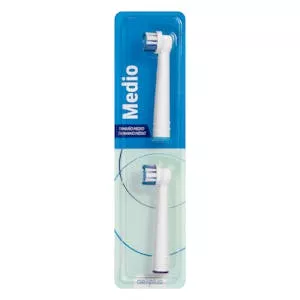 Recambios cepillo dental Eléctrico Deliplus tamaño medio