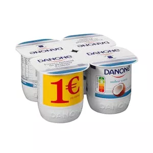 ¿Cuánto vale Yogur sabor coco Danone Mercadona