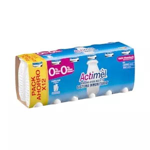 ¿Cuánto vale Bebida láctea natural Actimel 0% m.g Mercadona