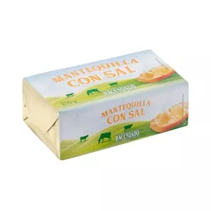 Precio Mantequilla con sal Hacendado Mercadona