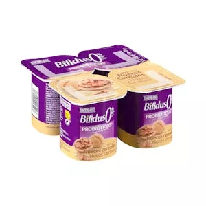 Bífidus desnatado con nueces y cereales Hacendado 0% m.g.