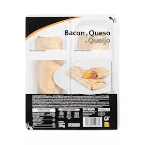 Precio Flautas de bacón y queso Mercadona