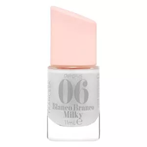 Laca de uñas manicura francesa Deliplus 06 blanco milky