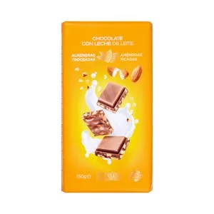 ¿Cuánto vale Chocolate con leche Hacendado almendras troceadas Mercadona