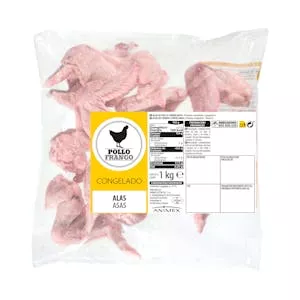 Histórico Precio Alas de pollo congeladas