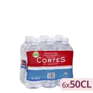 ¿Cuánto vale Agua mineral pequeña Cortes Mercadona