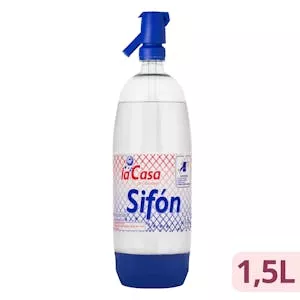 ¿Cuánto vale Agua de soda con sifón La Casa Mercadona