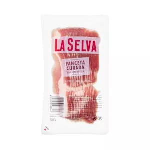 ¿Cuánto vale Panceta curada sin corteza La Selva lonchas Mercadona