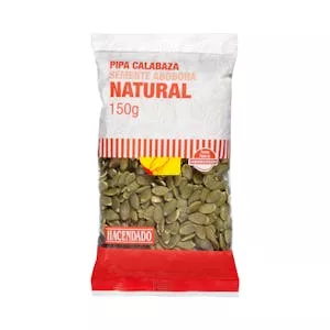 ¿Cuánto vale Pipas de calabaza natural Hacendado peladas Mercadona