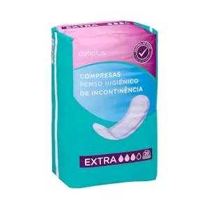 Compresa sin alas de incontinencia Deliplus Extra
