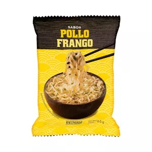 Fideos orientales sabor pollo Hacendado