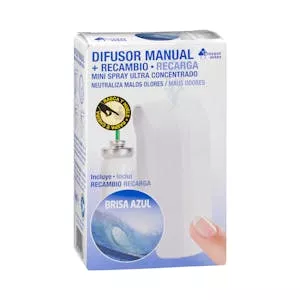 Difusor ambientador spray manual Bosque Verde con recambio