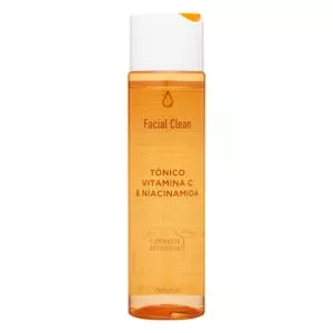 Tónico facial vitamina C y niacinamida Facial Clean Deliplus iluminador y antioxidante