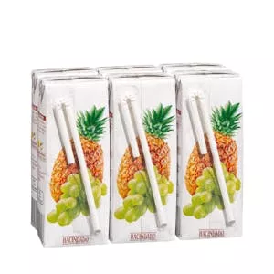 ¿Cuánto vale Zumo de piña y uva Hacendado Mercadona