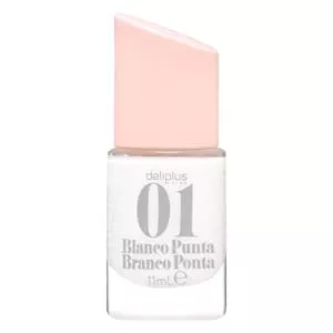 Laca de uñas manicura francesa Deliplus 01 blanco punta