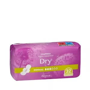 Histórico Precio Compresa con alas normal Deliplus Dry