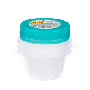 Precio Recipiente de Plástico Redondo 0,5L Bosque Verde Mercadona