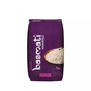Arroz basmati aromático Hacendado