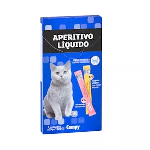 ¿Cuánto vale Snack gato aperitivo líquido Compy Mercadona