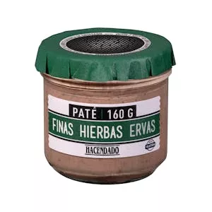 ¿Cuánto vale Paté de cerdo con finas hierbas Hacendado Mercadona