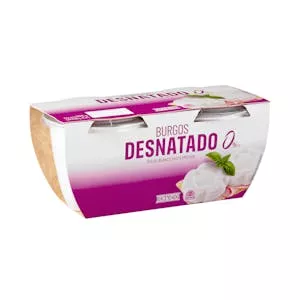 Queso fresco Burgos desnatado 0% m.g Hacendado