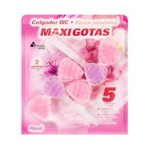 Precio Colgador WC Maxigotas Floral Bosque Verde Mercadona