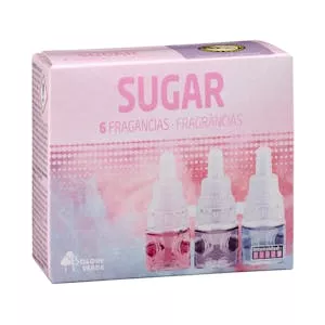 Precio Recambio ambientador eléctrico Sugar 6 fragancias Bosque Verde Mercadona