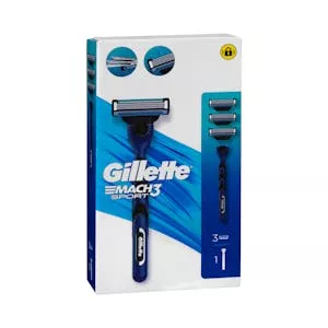 ¿Cuánto vale Maquinilla de afeitar recargable Gillette Mach Sport 3 hojas Mercadona