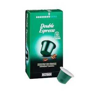 Histórico Precio Café en cápsulas doble espresso Hacendado
