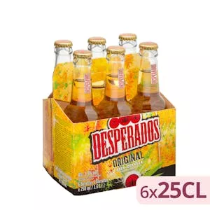 Precio Cerveza con aguardiente de agave Desperados Mercadona