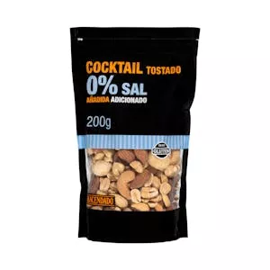 Precio Cocktail tostado 0% sal añadida Hacendado Mercadona