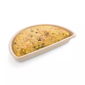 Media tortilla de patata con calabacín Listo para Comer