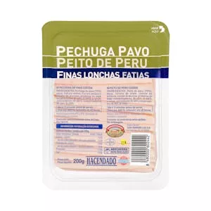 ¿Cuánto vale Pechuga de pavo finas lonchas Hacendado Mercadona