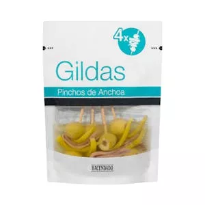 ¿Cuánto vale Banderillas Gildas Hacendado pinchos de aceituna, anchoa y guindilla Mercadona