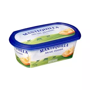 Precio Mantequilla sin sal añadida Hacendado Mercadona