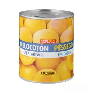 Precio Melocotón en almíbar Hacendado Mercadona