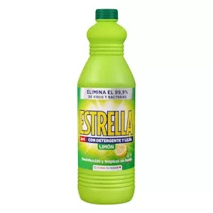 Precio Lejía con detergente 2 en 1 Estrella limón Mercadona