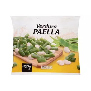 ¿Cuánto vale Verdura para paella Hacendado ultracongelada Mercadona