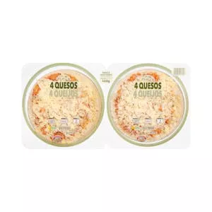 Pizza 4 quesos Hacendado