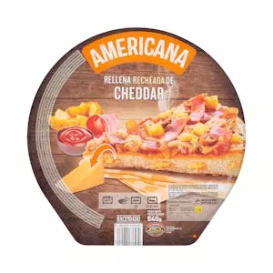 Pizza Americana Hacendado ultracongelada