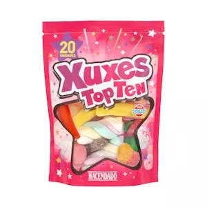 Precio Golosinas Xuxes Top Ten Hacendado Mercadona