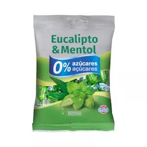 ¿Cuánto vale Caramelos sabor eucalipto y mentol Hacendado 0% azúcares Mercadona