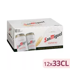 Precio Cerveza especial San Miguel Mercadona