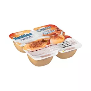 Natillas sabor vainilla con galleta Hacendado